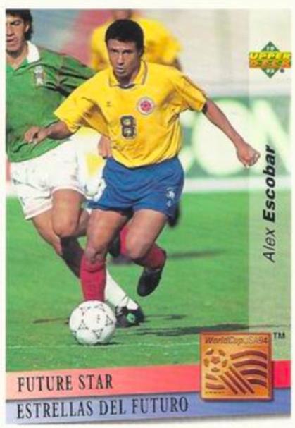 Alex Escobar #FS10 Soccer Cards 1993 Upper Deck World Cup Soccer Future Star