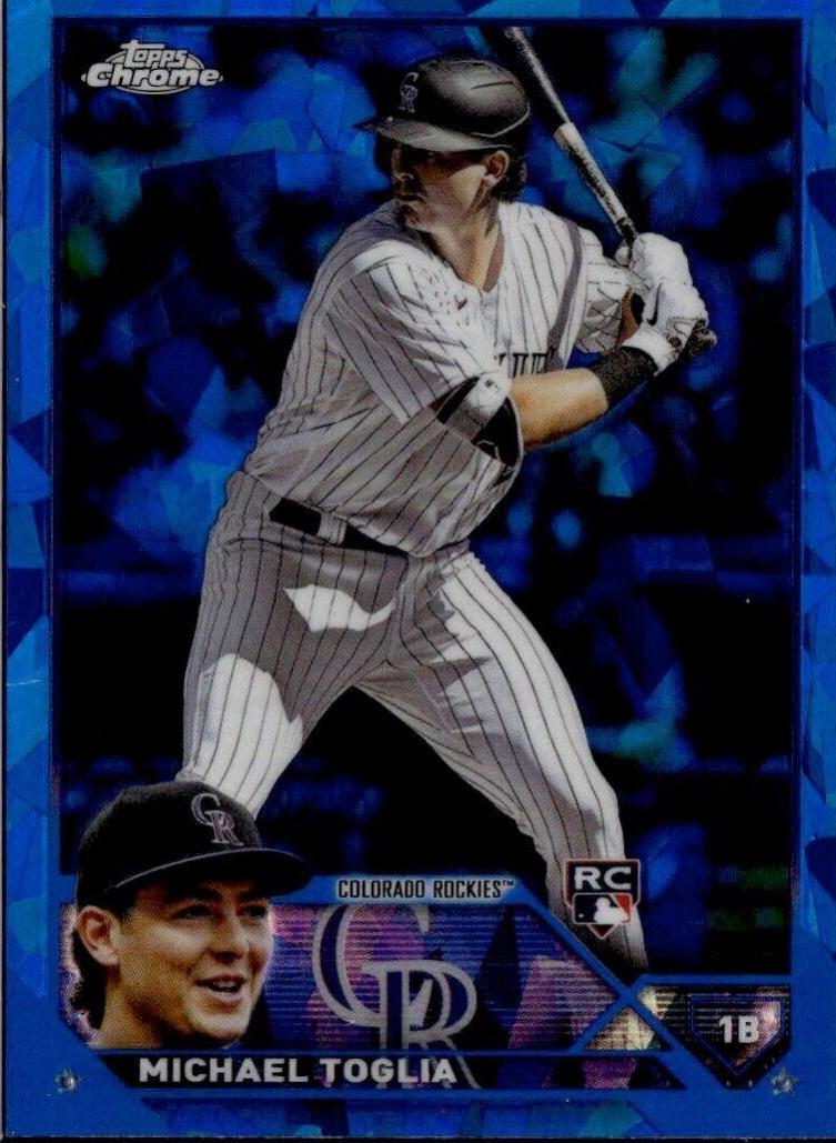 Michael Toglia #616 Baseball Cards 2023 Topps Chrome Sapphire