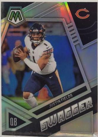 Justin Fields #SS-JF Football Cards 2023 Panini Mosaic Swagger