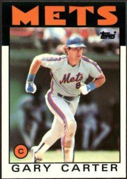 Gary Carter #170 Baseball Cards 1986 Topps Tiffany