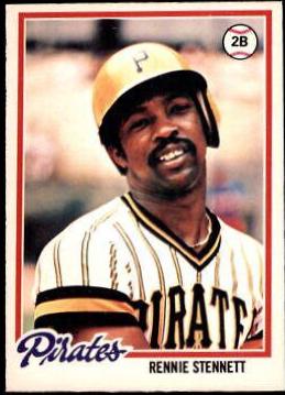 Rennie Stennett #25 Baseball Cards 1978 O Pee Chee