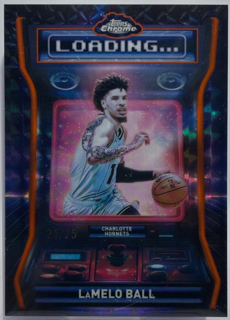 LaMelo Ball [Refractor Orange Geometric] #LD-8