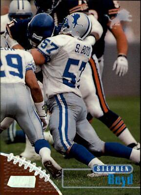Stephen Boyd #16 Football Cards 1998 Stadium Club