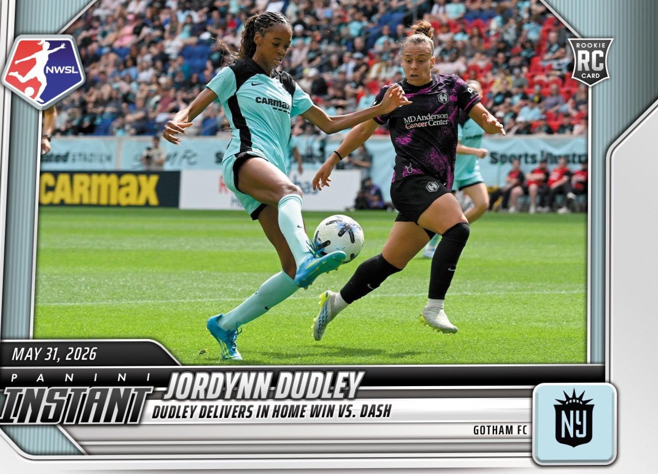 Jordynn Dudley #85 2026 Panini Instant Nwsl Soccer
