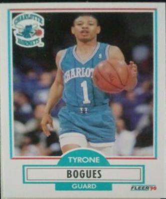 Tyrone Bogues #16 Basketball Cards 1990 Fleer