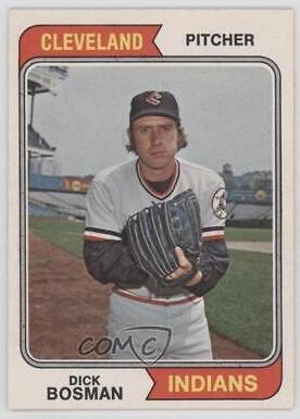 Dick Bosman #465 1974 O-Pee-Chee Baseball