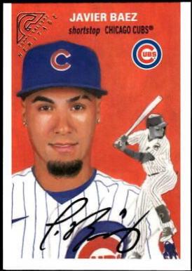 Javier Baez #HT-7 Baseball Cards 2020 Topps Gallery Heritage