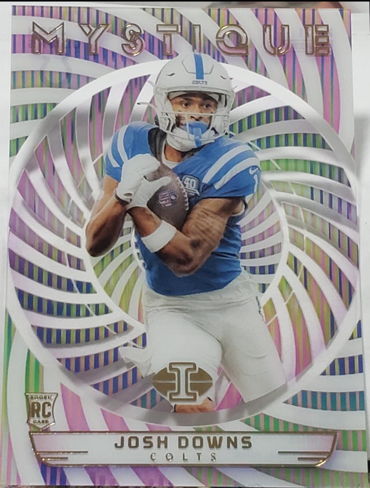 Josh Downs #21 Football Cards 2023 Panini Illusions Mystique