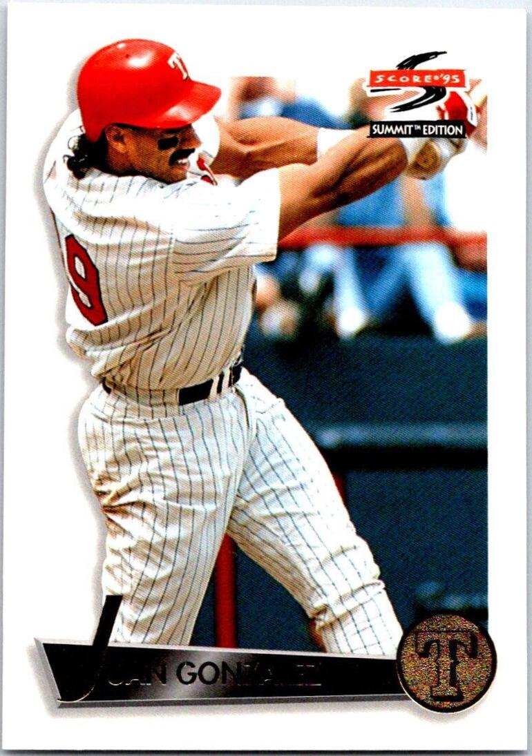 Juan Gonzalez #90 Baseball Cards 1995 Summit