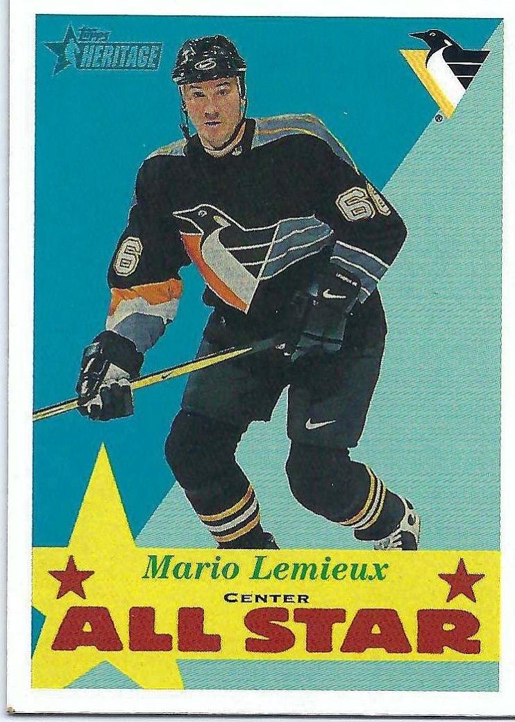 Mario Lemieux #120 Hockey Cards 2001 Topps Heritage