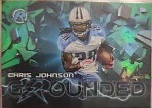 Chris Johnson [Green Refractor] #RG-24 Football Cards 2023 Topps Composite Resurgence Grounded