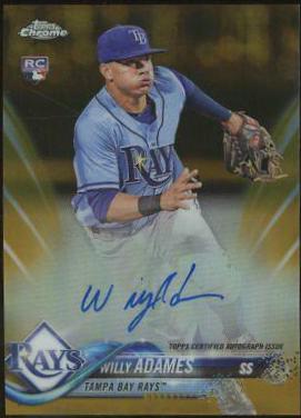 Willy Adames [Gold Refractor] #RA-WA