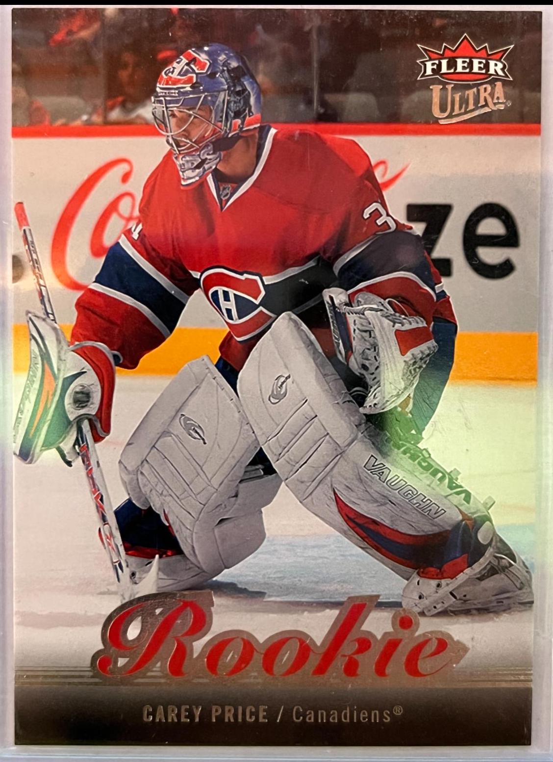 Carey Price #251 Hockey Cards 2007 Ultra
