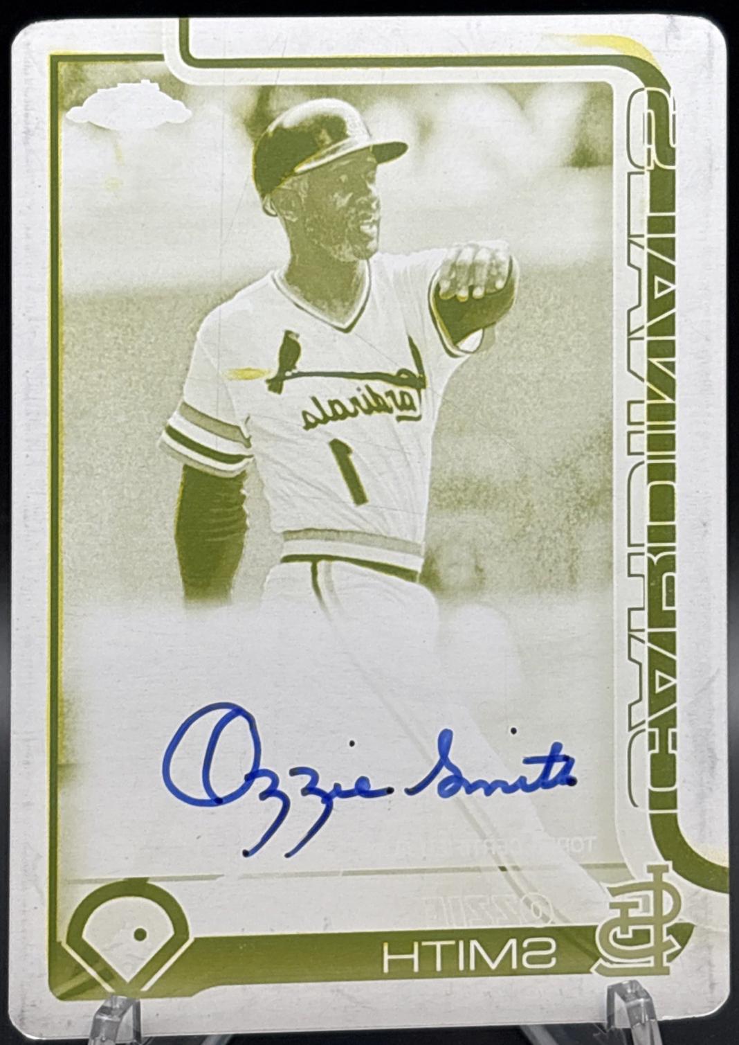 Ozzie Smith [Printing Plate] #CLA-OS