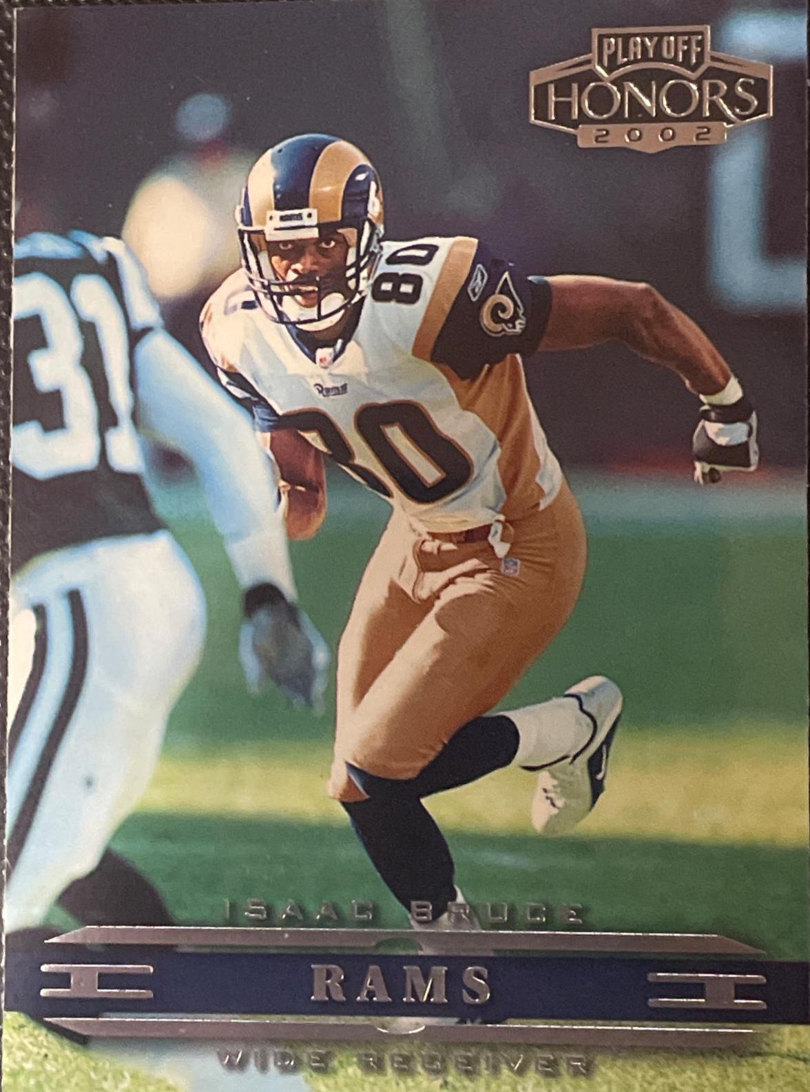 Isaac Bruce #86 Football Cards 2002 Playoff Honors
