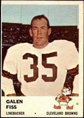 Galen Fiss #17 Football Cards 1961 Fleer