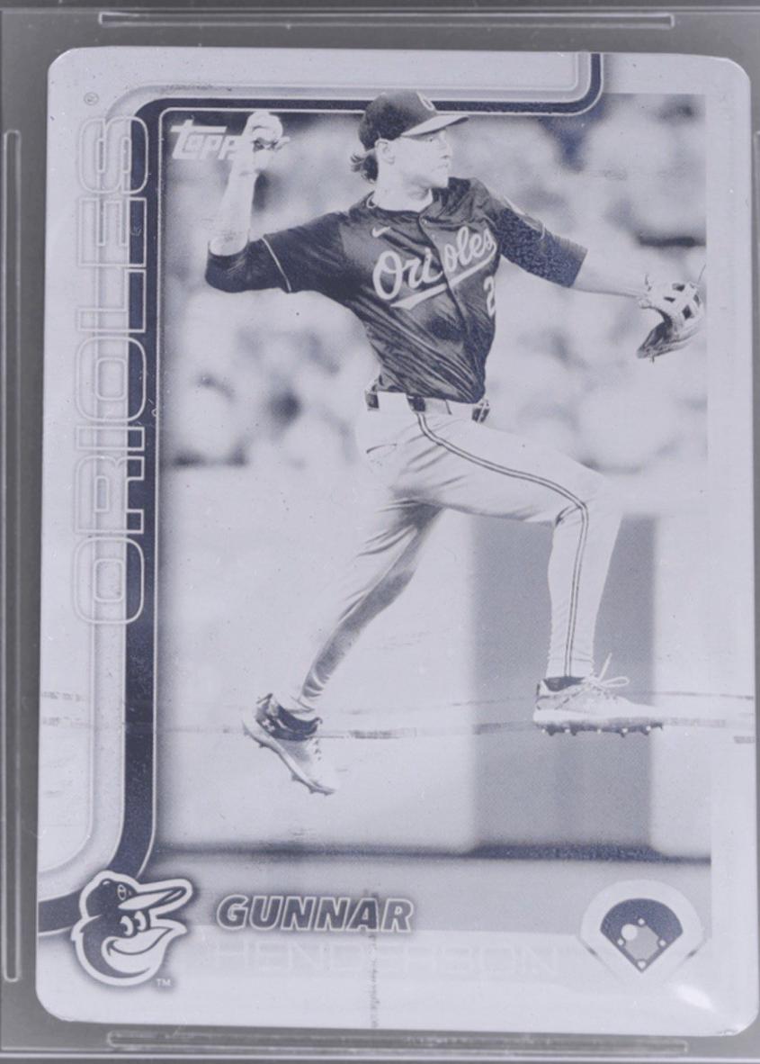 Gunnar Henderson [Printing Plate] (2025 Topps)