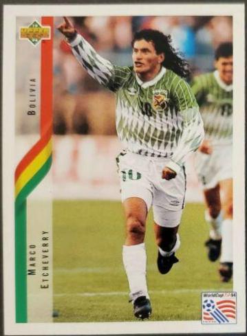 Marco Etcheverry #214 Soccer Cards 1994 Upper Deck World Cup Soccer