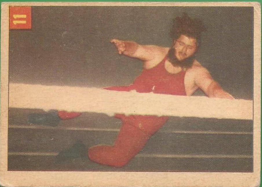Man Mountain Dean Jr. #11 Wrestling Cards 1954 Parkhurst