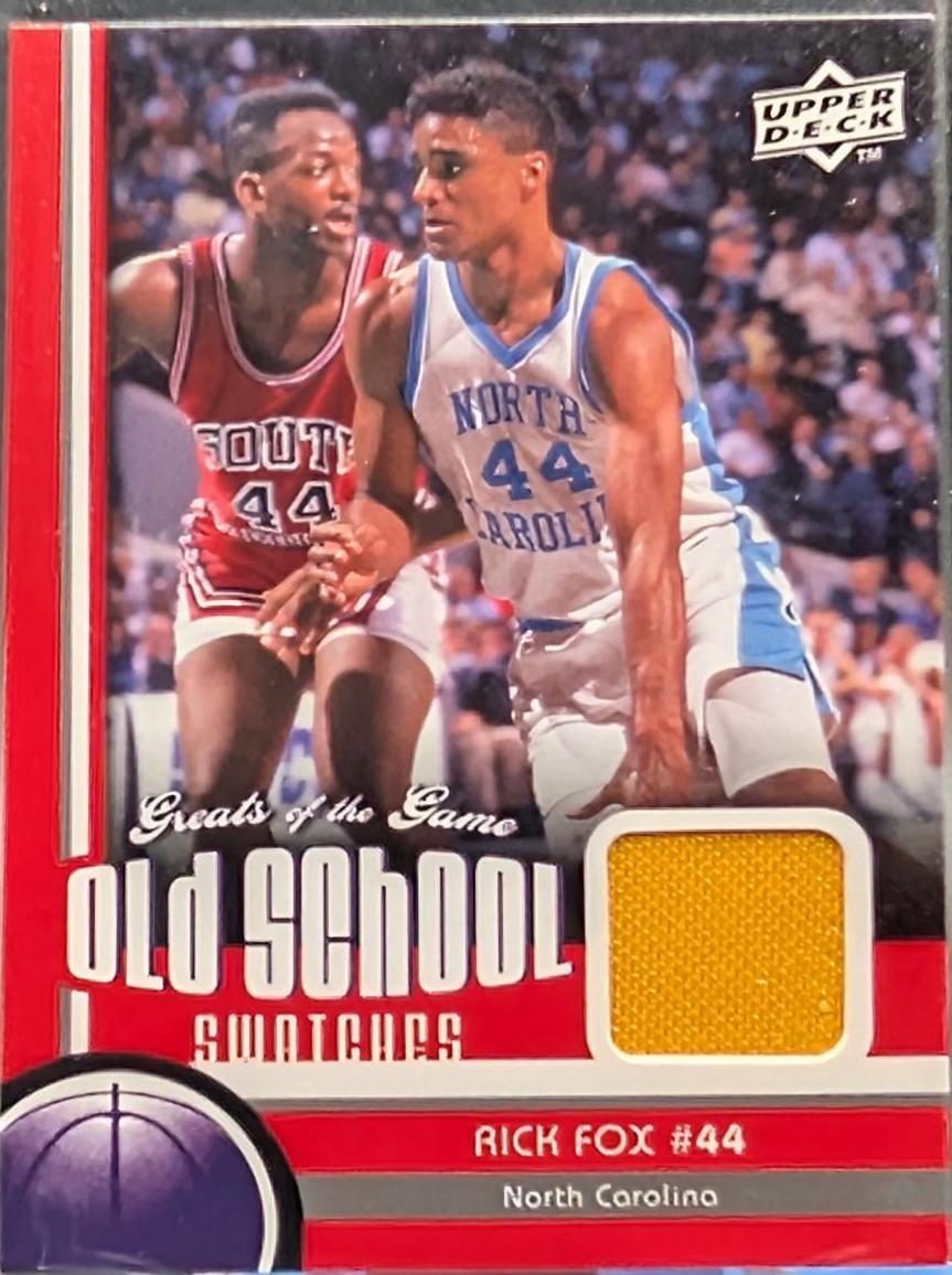 Rick Fox #OS-32 2009 Upper Deck Greats Of The Game Old School Swatches Basketball