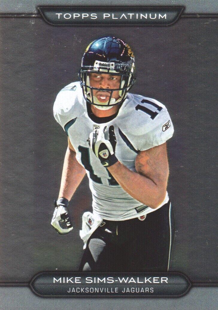 Mike Sims-Walker #22 Football Cards 2010 Topps Platinum