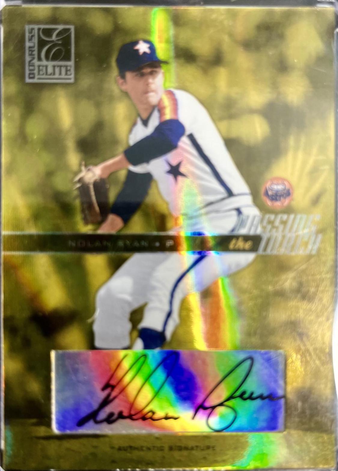 Nolan Ryan #PT-29 Baseball Cards 2004 Donruss Elite Extra Edition Passing the Torch