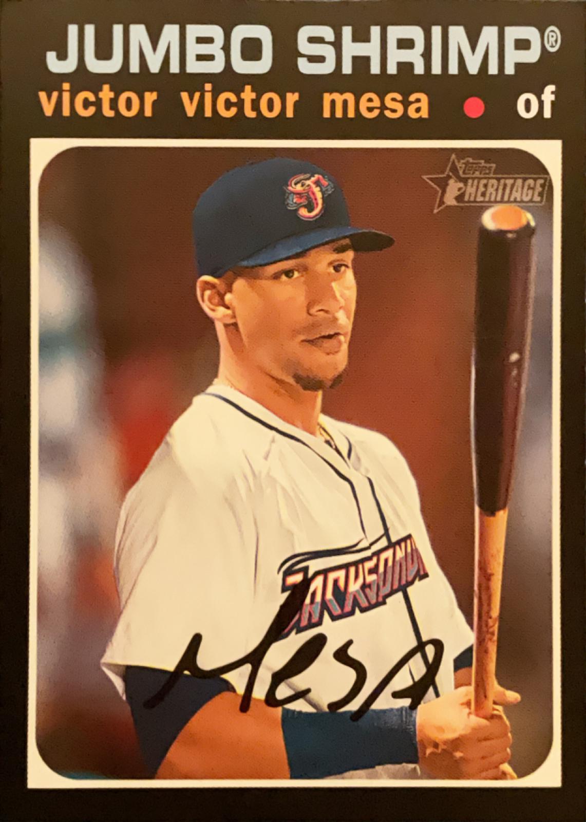 Victor Victor Mesa #11 Baseball Cards 2020 Topps Heritage Minor League