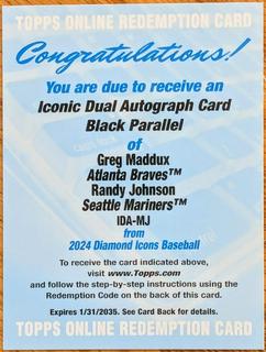 Randy Johnson / Greg Maddux
