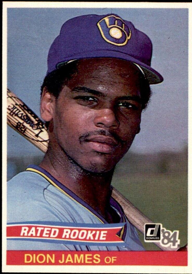 Dion James #31 Baseball Cards 1984 Donruss