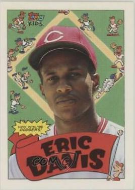 Eric Davis #38 Baseball Cards 1992 Topps Kids