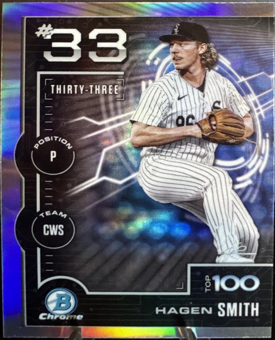 Hagen Smith #BTP-33 Baseball Cards 2025 Bowman Scouts Top 100