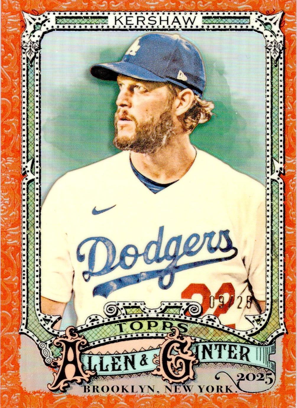 Clayton Kershaw [Orange Foil] #37