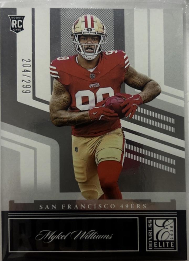 Mykel Williams #36 2025 Panini Donruss Elite 2007 Rookie Football