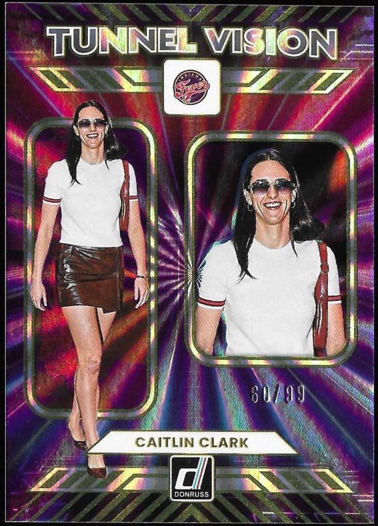 Caitlin Clark [Purple Laser] #1 Prices | 2025 Panini Donruss WNBA