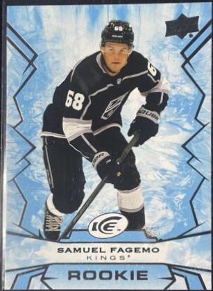 Samuel Fagemo #104 Hockey Cards 2022 Upper Deck Ice Hockey
