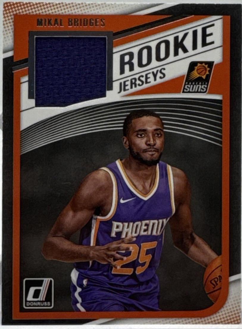 Mikal Bridges #RJ-MKB 2018 Panini Donruss Rookie Jerseys Basketball