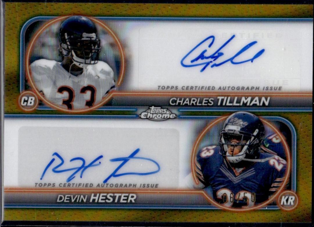 Devin Hester / Charles Tillman [Gold Refractor] #DA-CHI