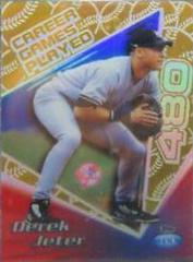 Derek Jeter [Pattern 27] #24A Baseball Cards 1999 Topps Tek Gold Prices