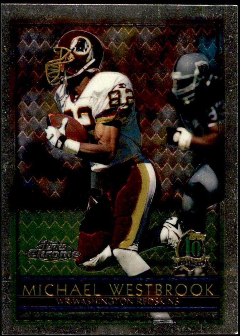 Michael Westbrook #24 Football Cards 1996 Topps Chrome