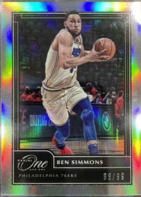 Ben Simmons #82 Basketball Cards 2020 Panini One and One