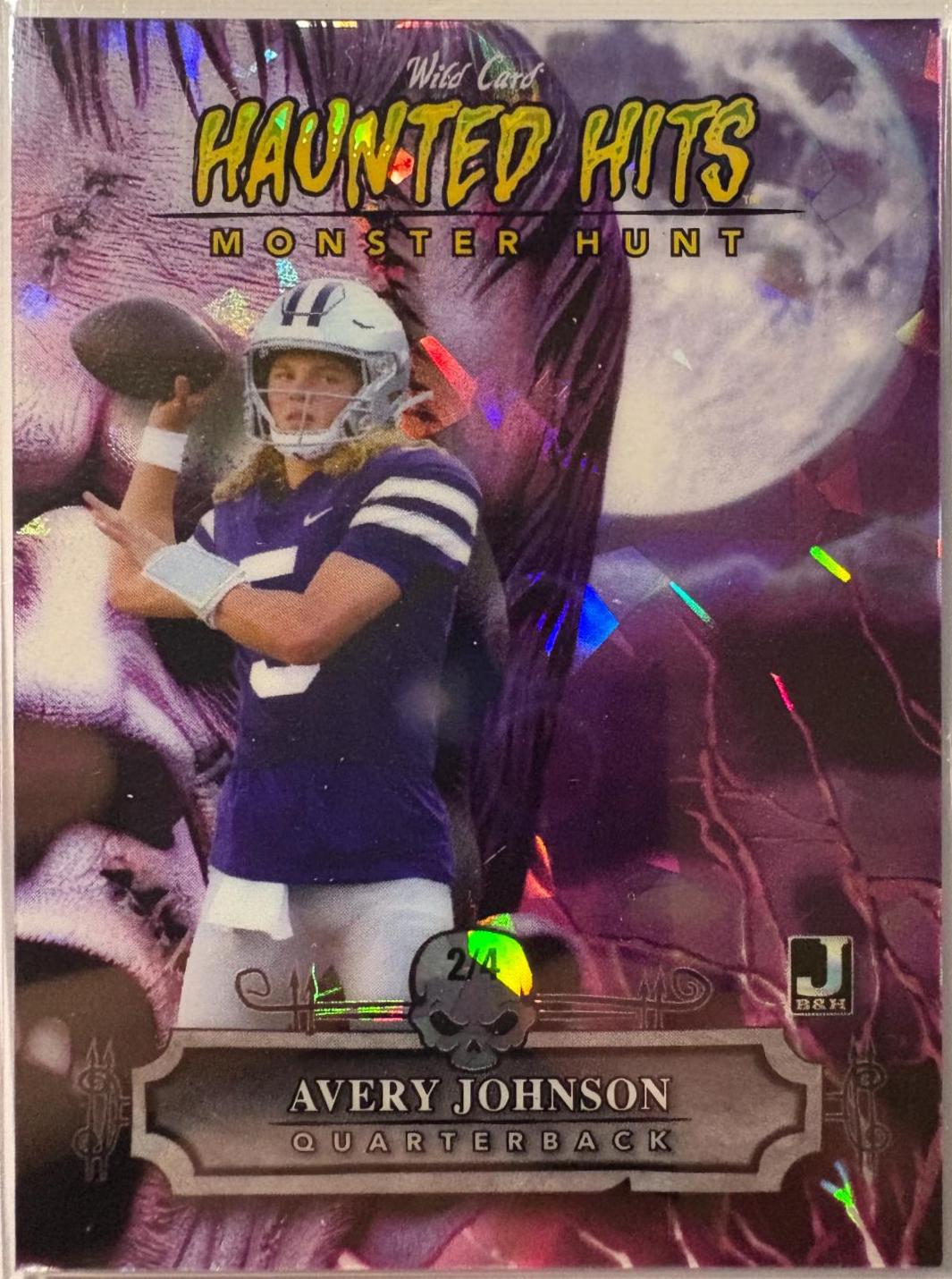 Avery Johnson #HHF-AJ 2024 Wild Card Haunted Hits Football