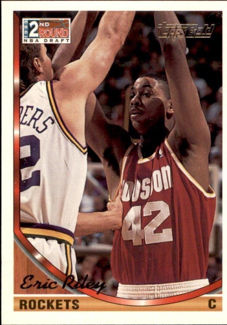 Eric Riley #310 Basketball Cards 1993 Topps Gold