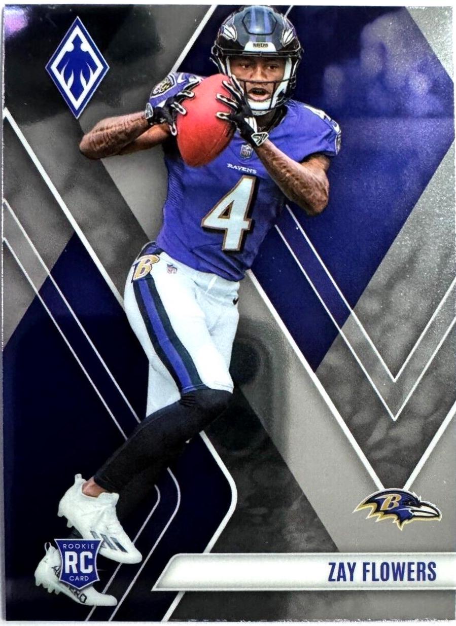 Zay Flowers #108 Football Cards 2023 Panini Phoenix