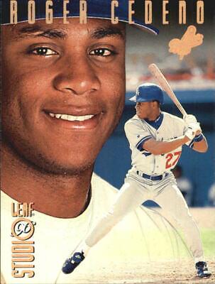 roger cedeno #3 Baseball Cards 1996 Studio