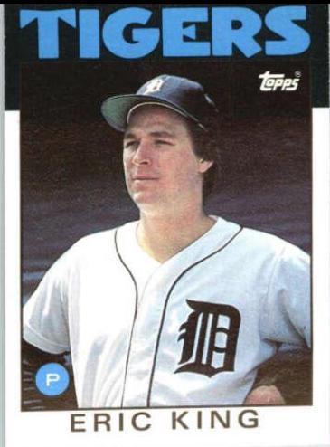 Eric King (1986 Topps Traded)