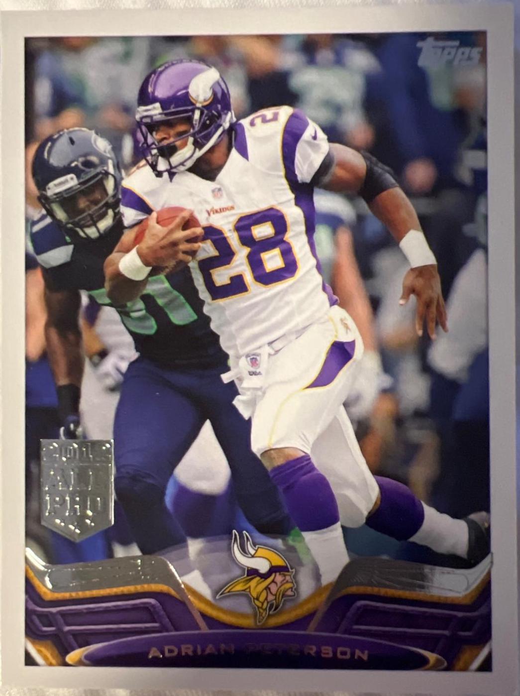 Adrian Peterson #1 Football Cards 2013 Topps
