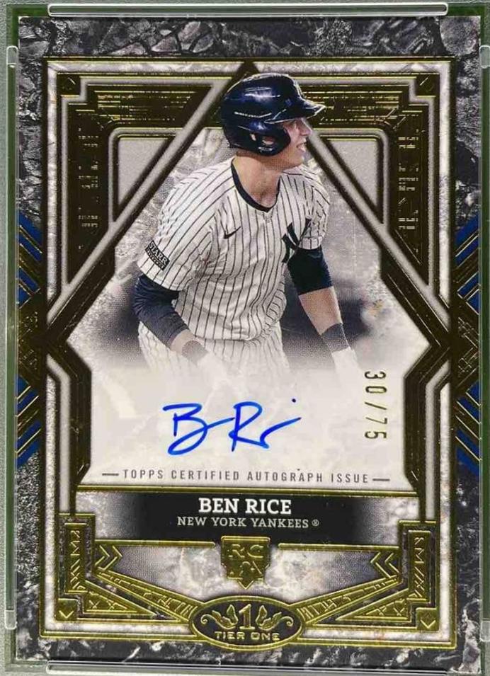 Ben Rice [Holo Platinum Blue] #BA-BR