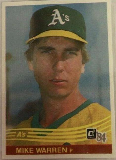 Mike Warren #631 Baseball Cards 1984 Donruss
