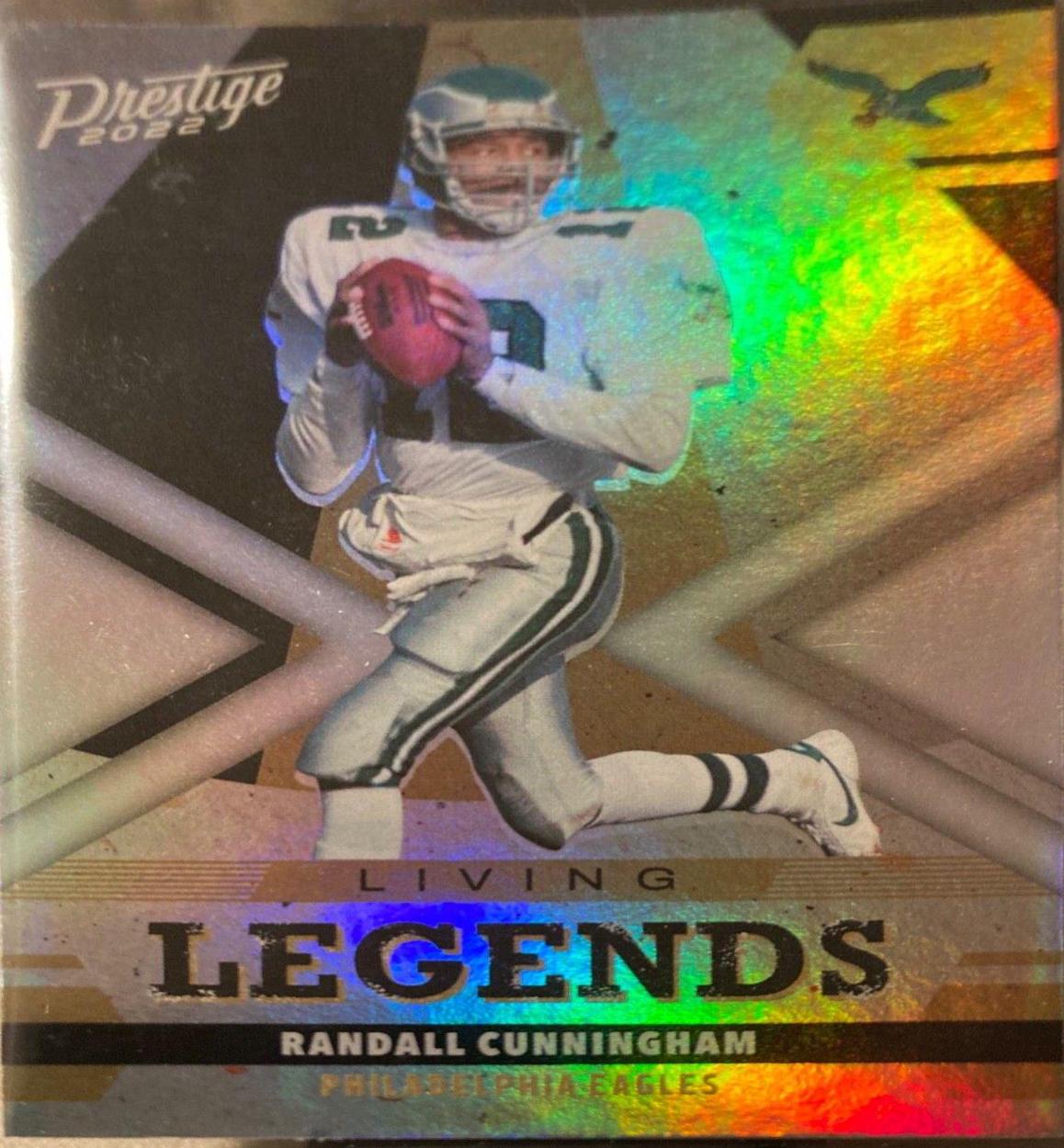 Randall Cunningham #LL-11 Football Cards 2022 Panini Prestige Living Legends