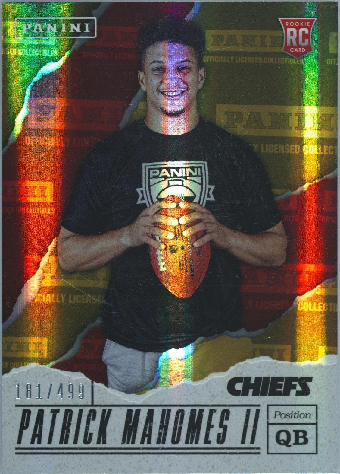 PATRICK MAHOMES II #51 Football Cards 2017 Panini Father's Day